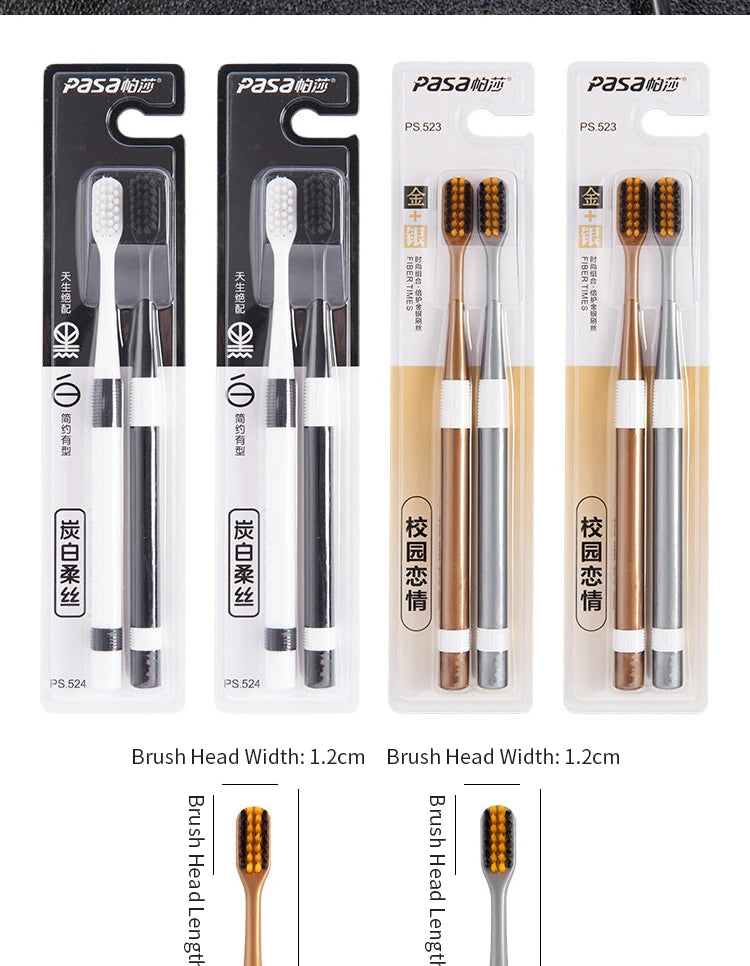 Ultra-Fine Soft Bristle Toothbrush Set