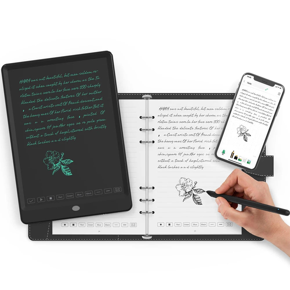 SyncPen3 Smart Bluetooth Wireless OCR Digital Pen, LCD Writing pad and Notebook