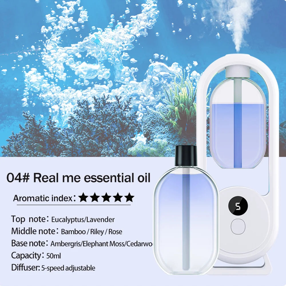 Rechargeable portable aroma diffuser