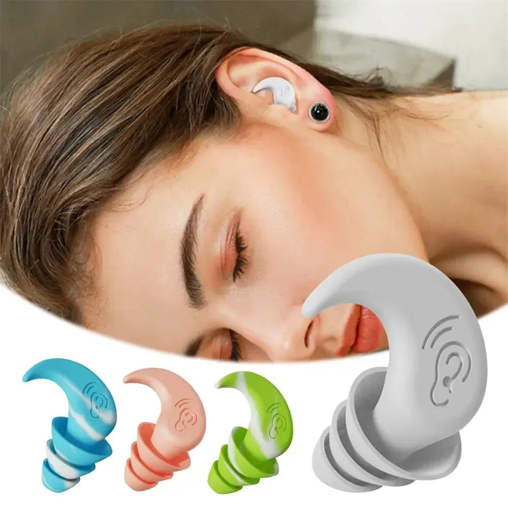 Anti Noise Silicone Waterproof Ear Plugs
