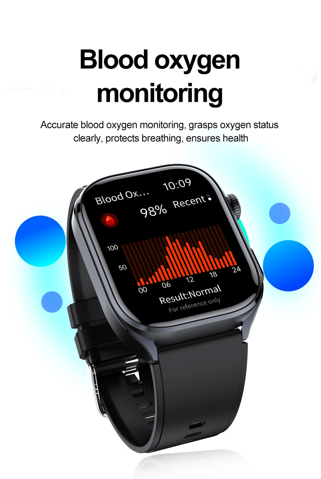 2025 Advanced Health Smart Watch for Men | ECG, Blood Pressure, Blood Oxygen