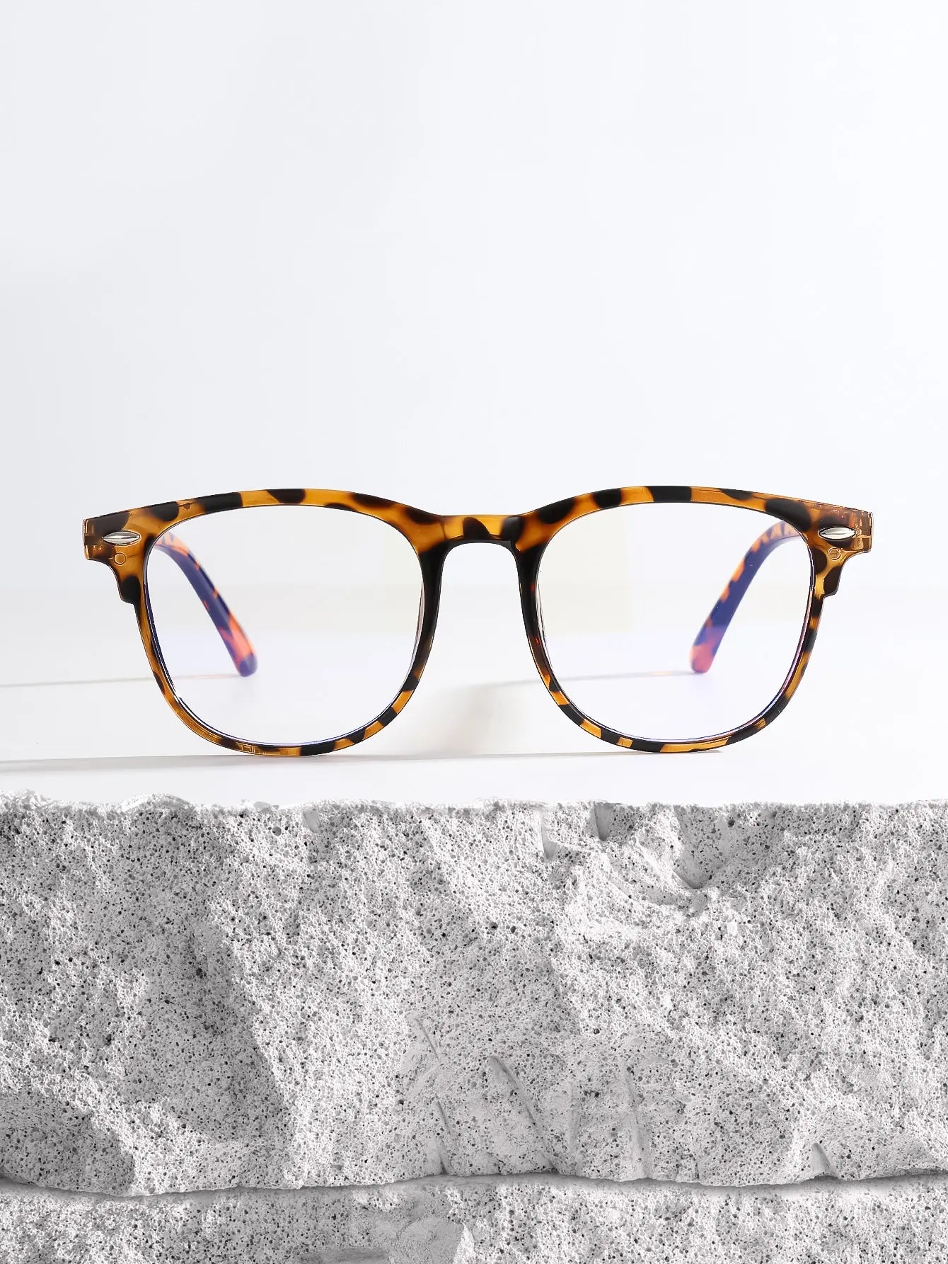 Trendy Anti-Blue Light Clear Glasses