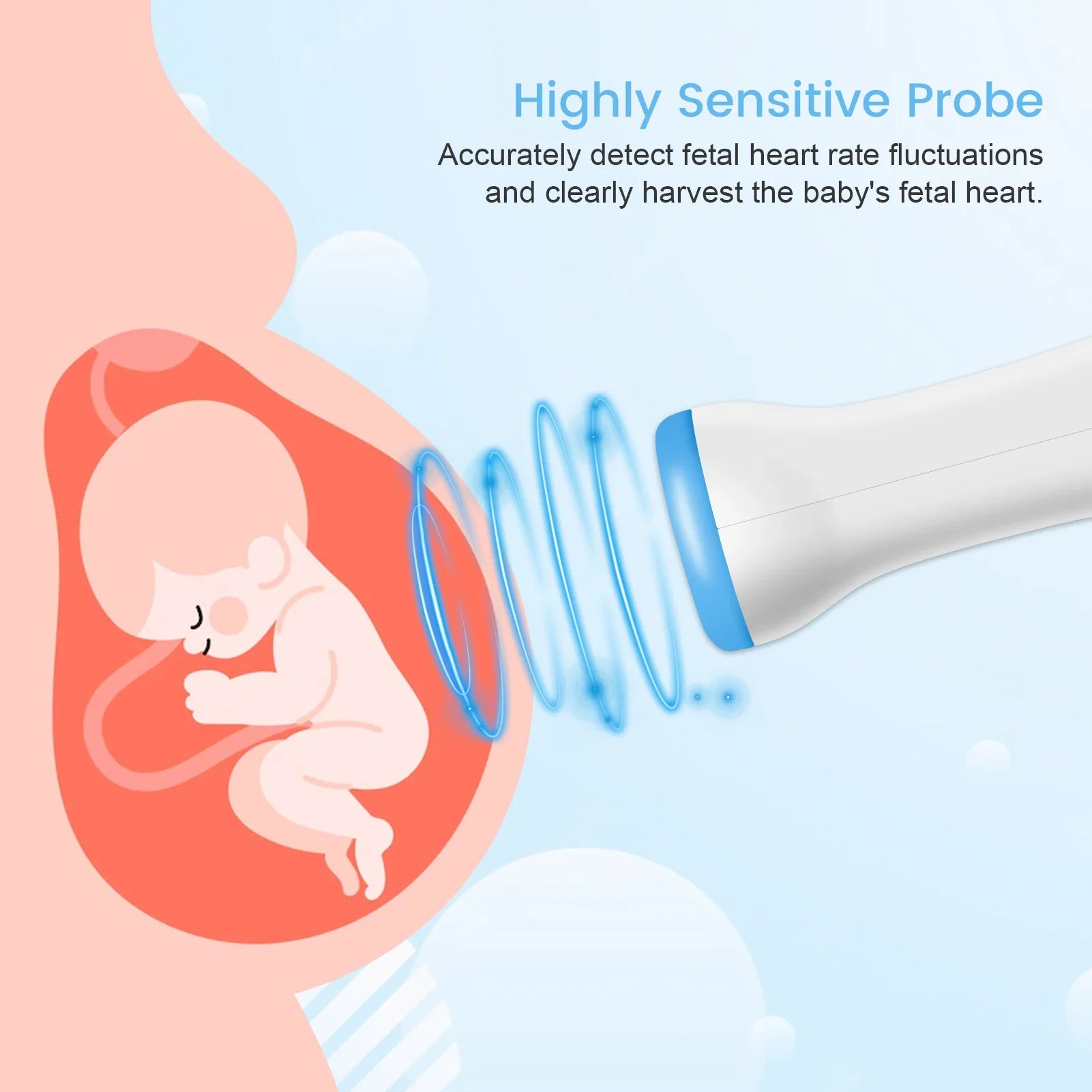 Digital Fetal Heart Beat monitor