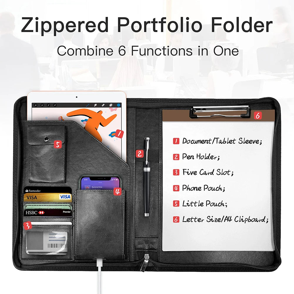 Multifunctional A4 Conference Folder Business Document NEWYES 2024