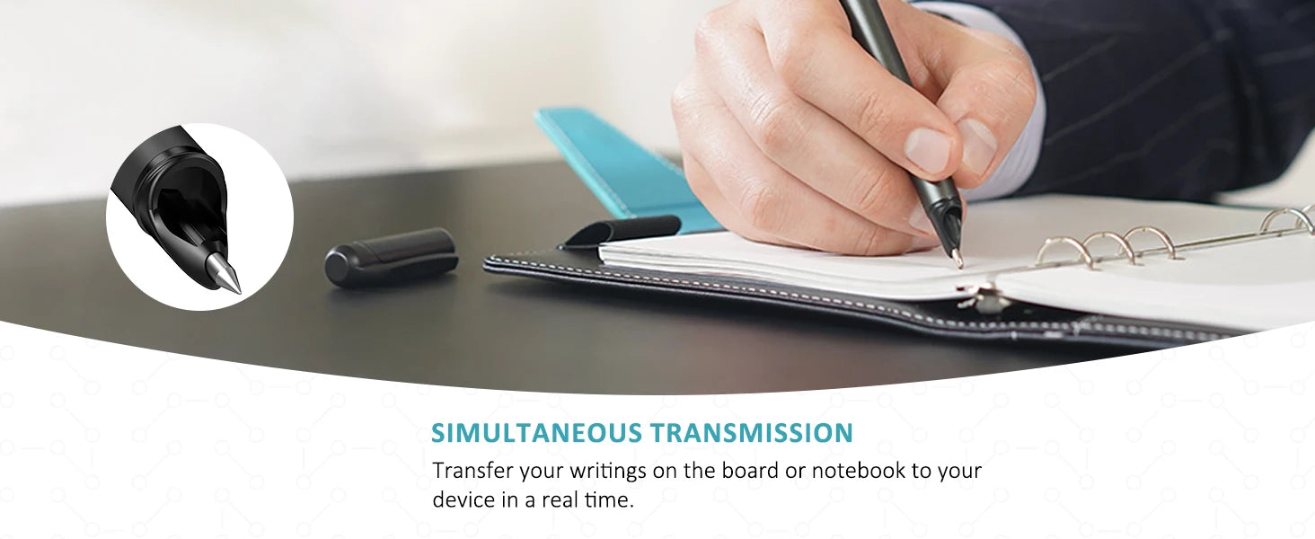 SyncPen3 Smart Bluetooth Wireless OCR Digital Pen, LCD Writing pad and Notebook