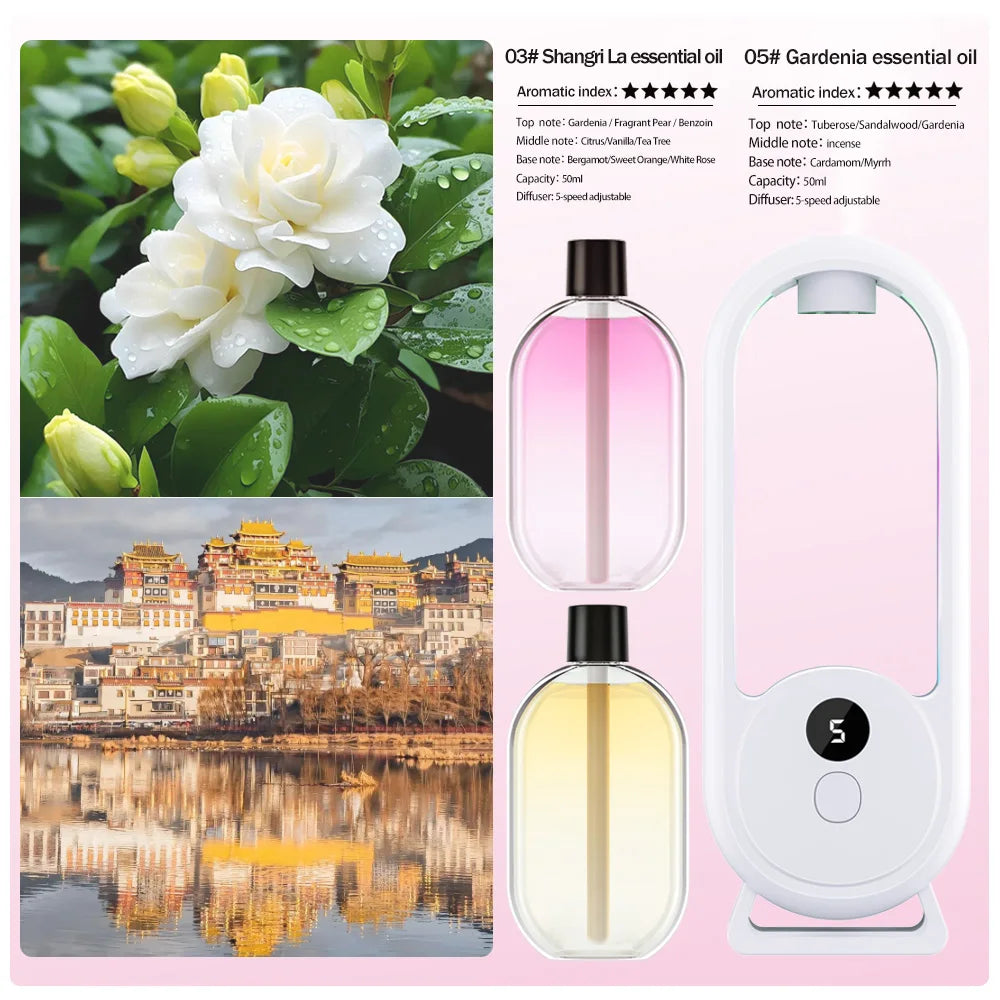 Rechargeable portable aroma diffuser