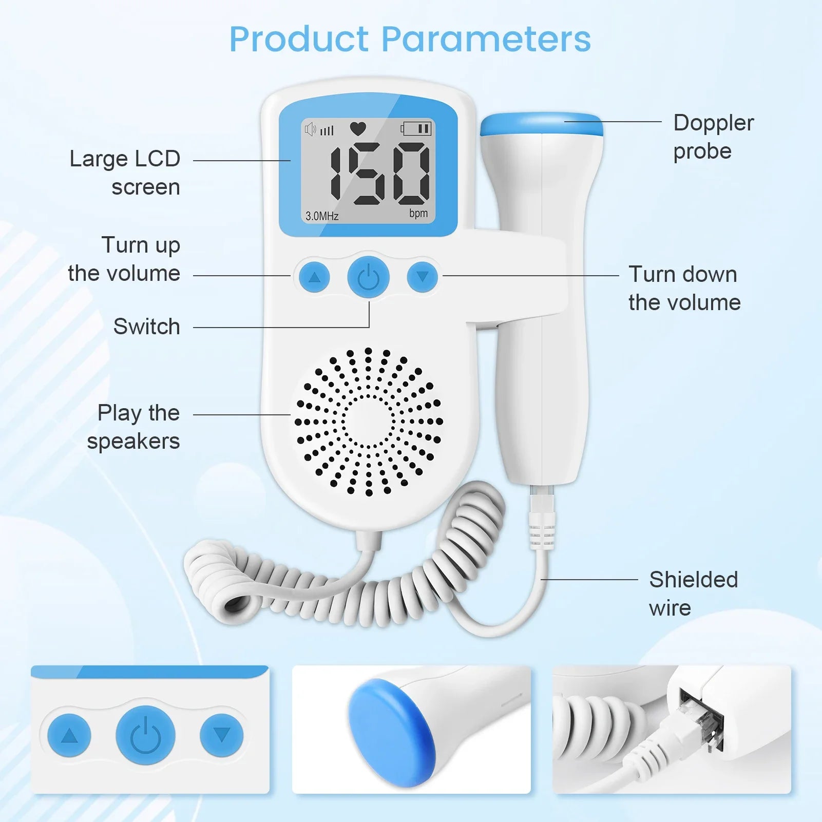 Digital Fetal Heart Beat monitor