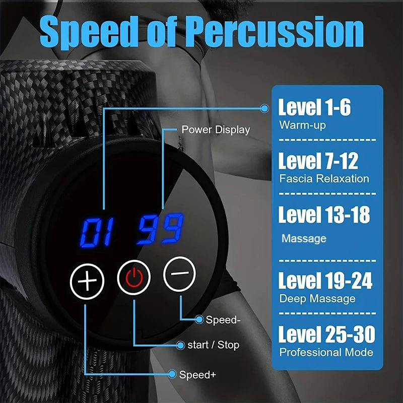 Portable Fascia Gun Vibration Massage