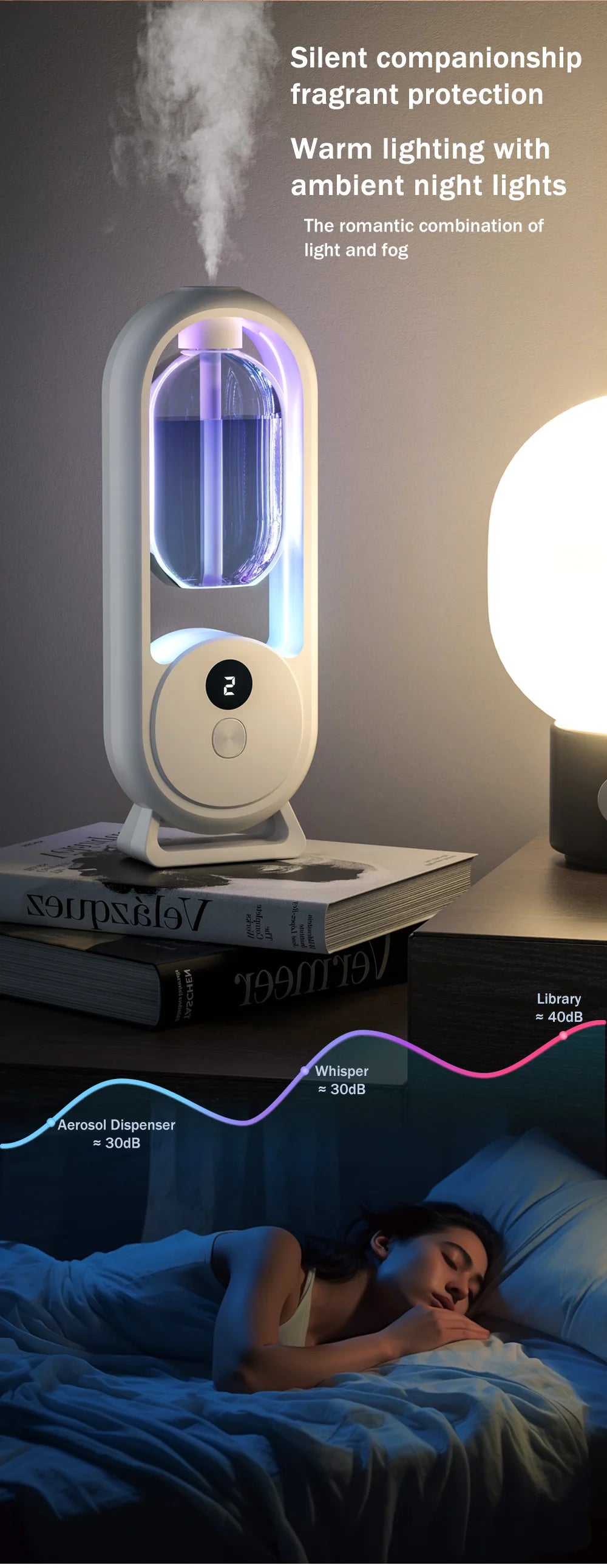 Rechargeable portable aroma diffuser