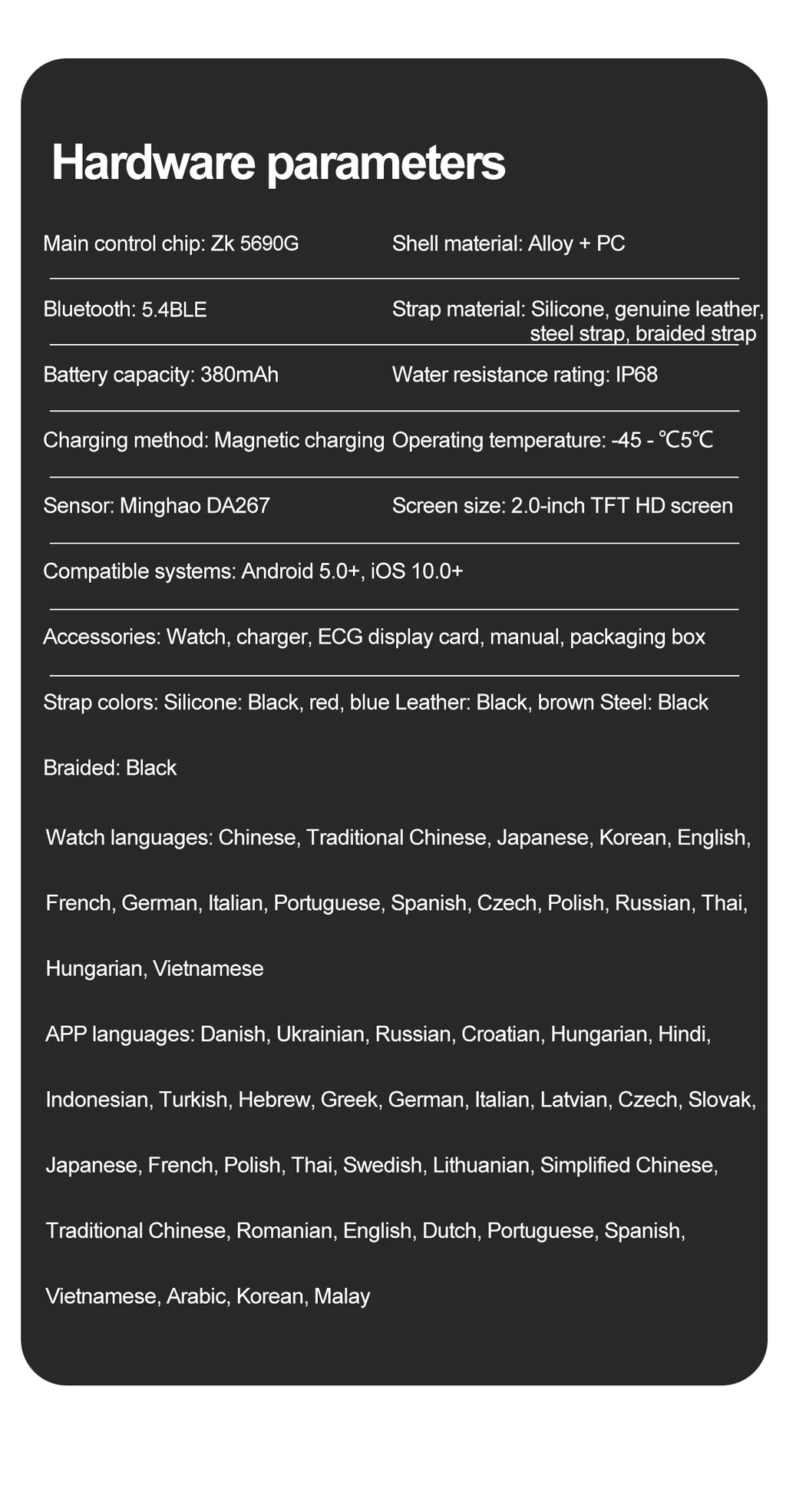 2025 Advanced Health Smart Watch for Men | ECG, Blood Pressure, Blood Oxygen