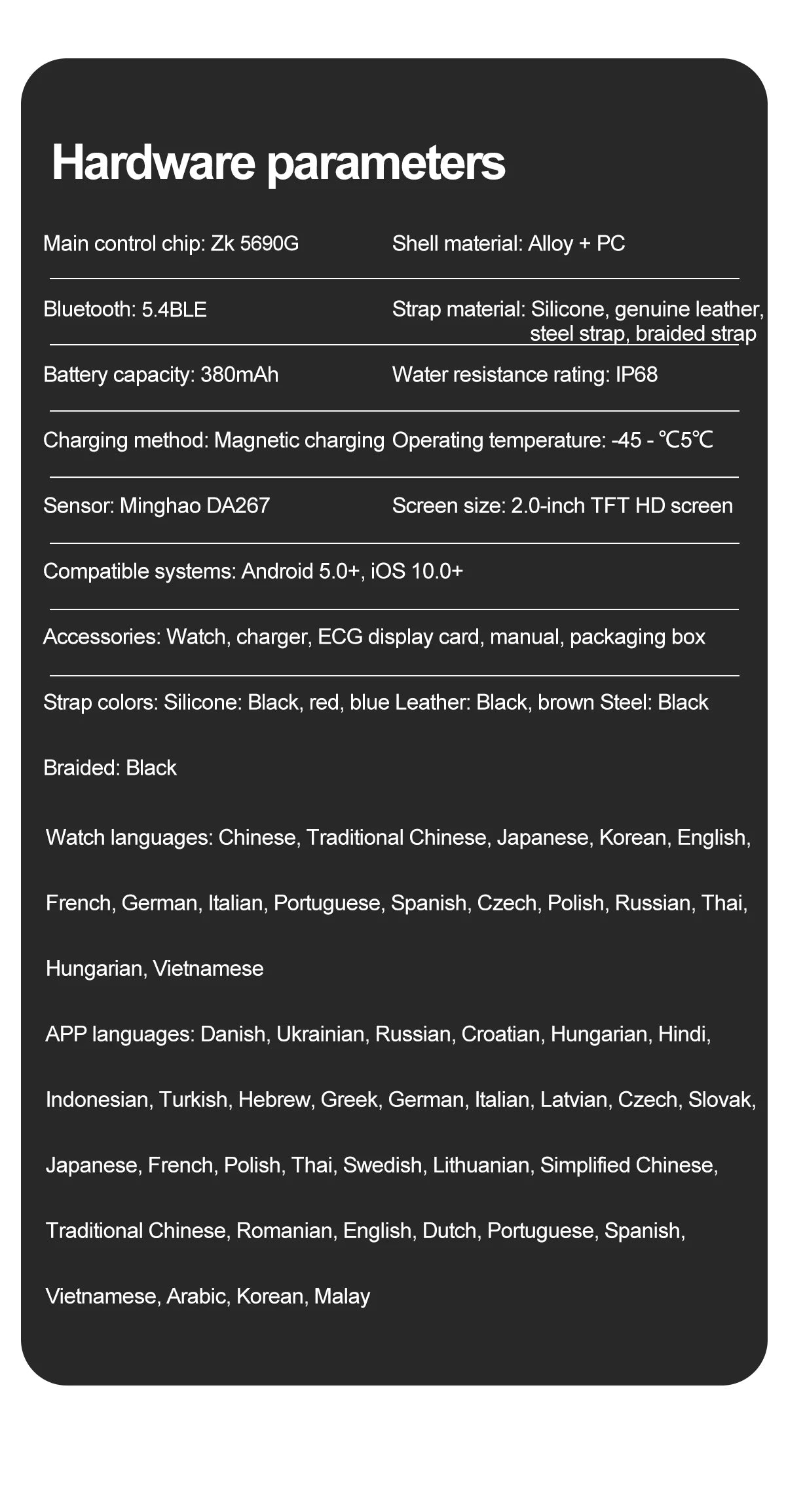 2025 Advanced Health Smart Watch for Men | ECG, Blood Pressure, Blood Oxygen