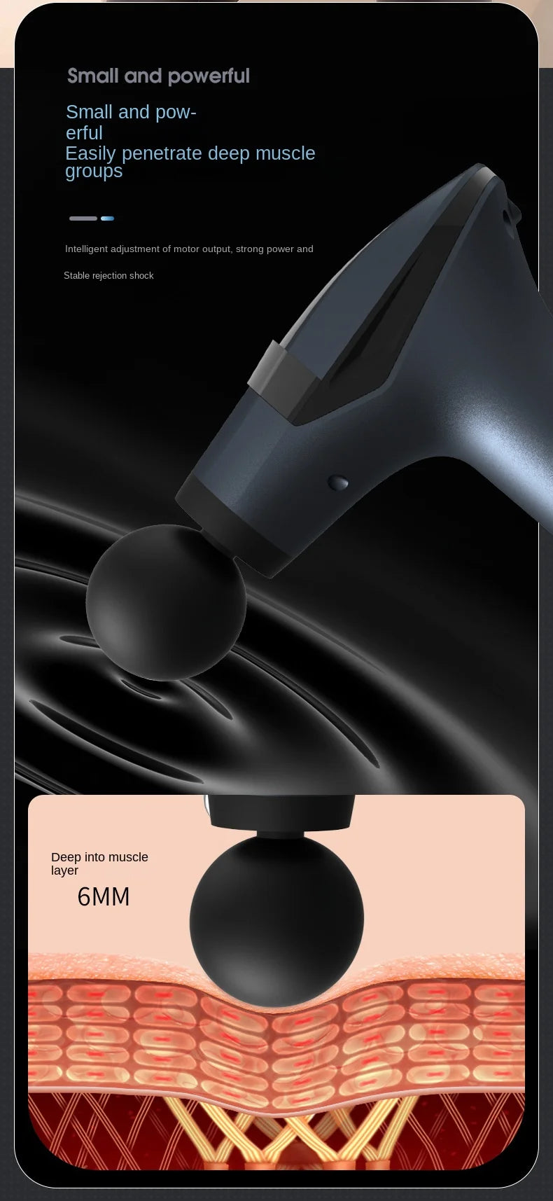 Muscle Relaxation Long-handle Massage Gun