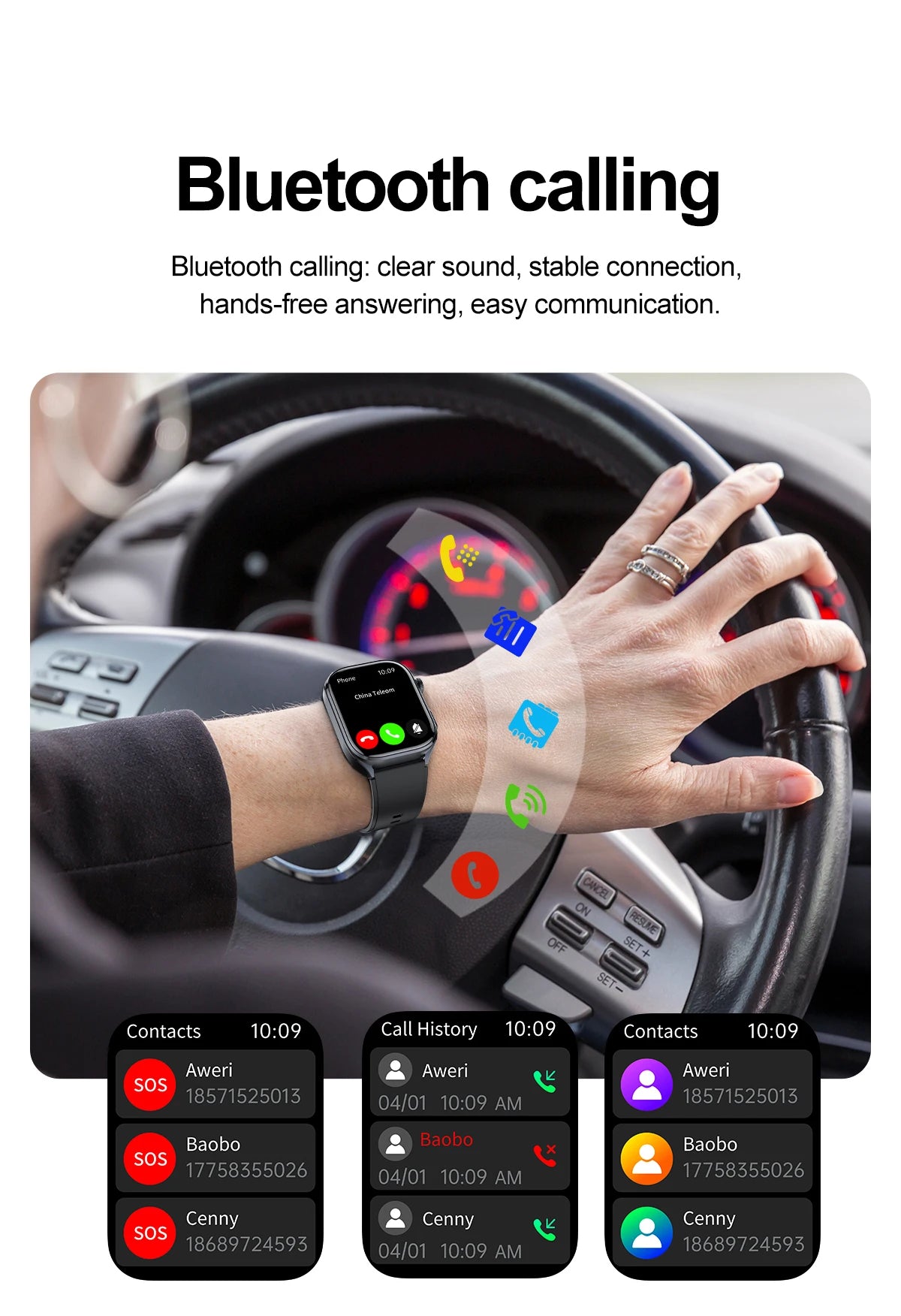 2025 Advanced Health Smart Watch for Men | ECG, Blood Pressure, Blood Oxygen