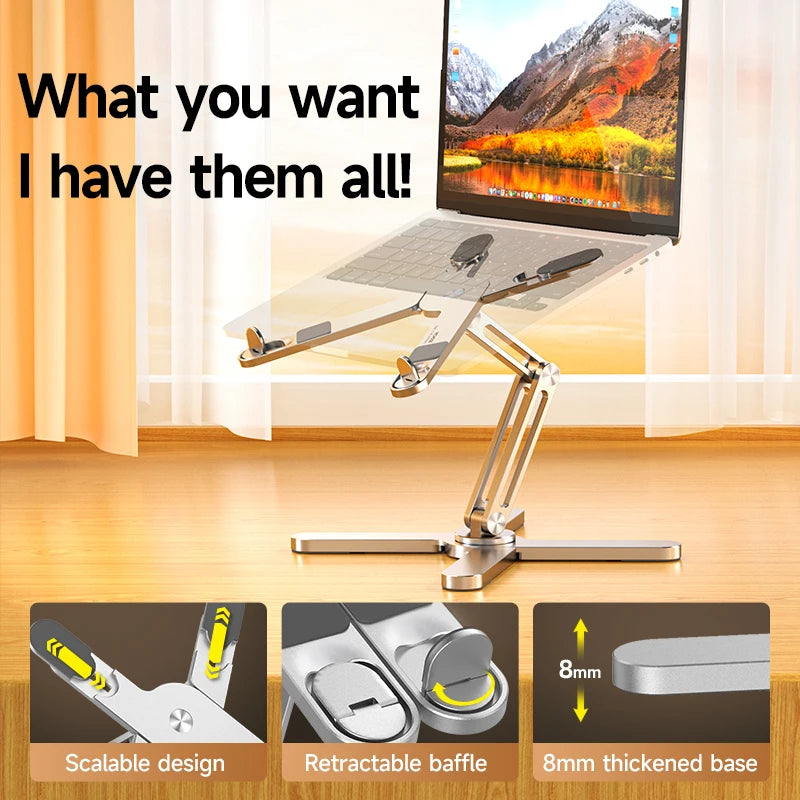 360°Rotation Foldable Laptop Stand
