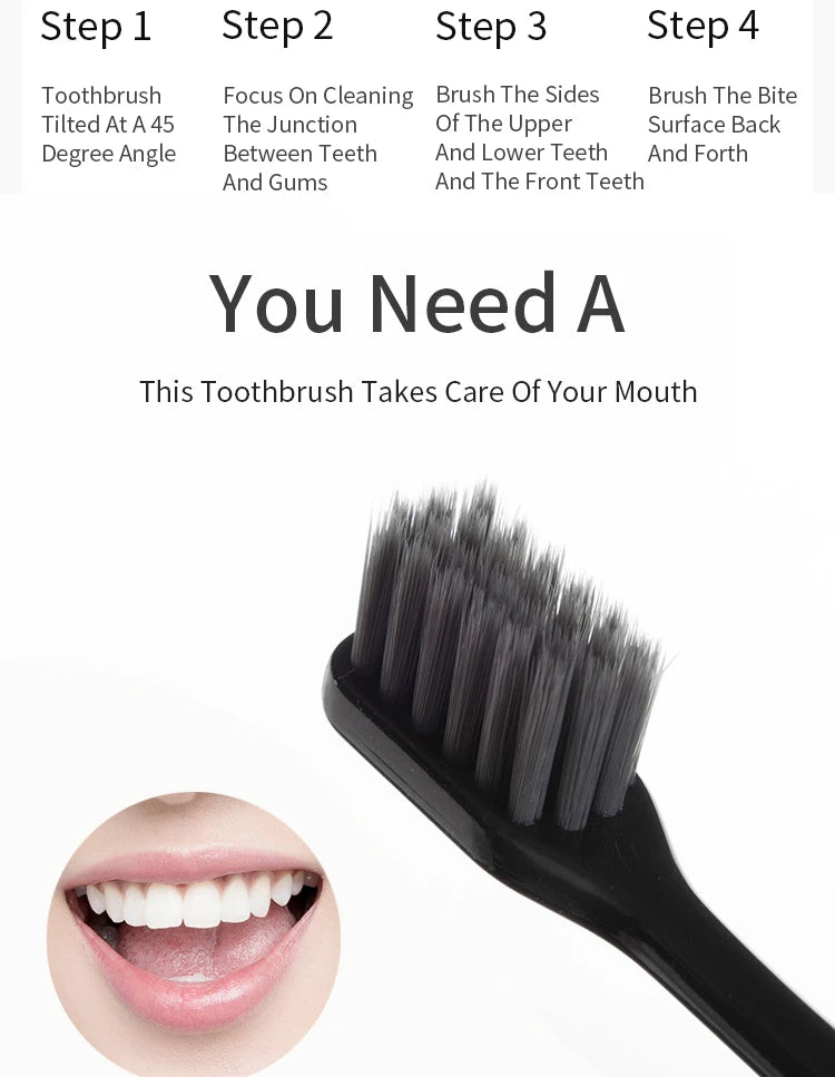 Ultra-Fine Soft Bristle Toothbrush Set
