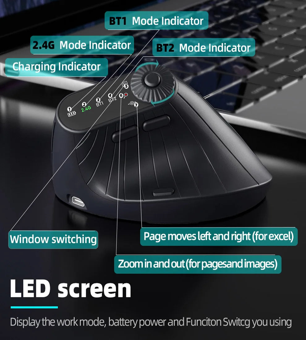 Wireless Rechargeable Optical Mouse