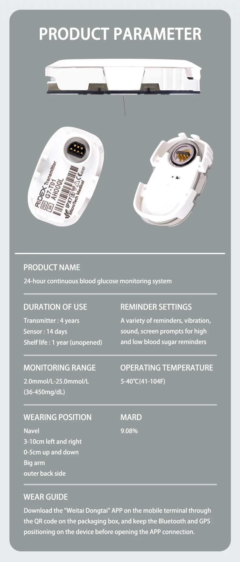 Aidex Dynamic Blood Glucose Monitoring