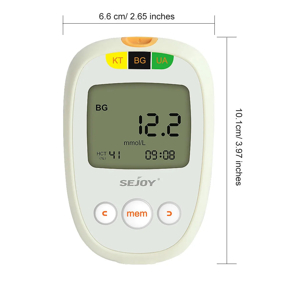 Glucose Ketone & Uric Acid Testing Kit