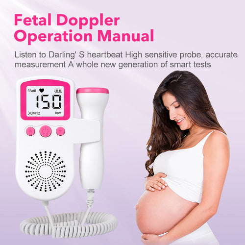 2MHz Ultrasound Fetal Heart Rate Detector