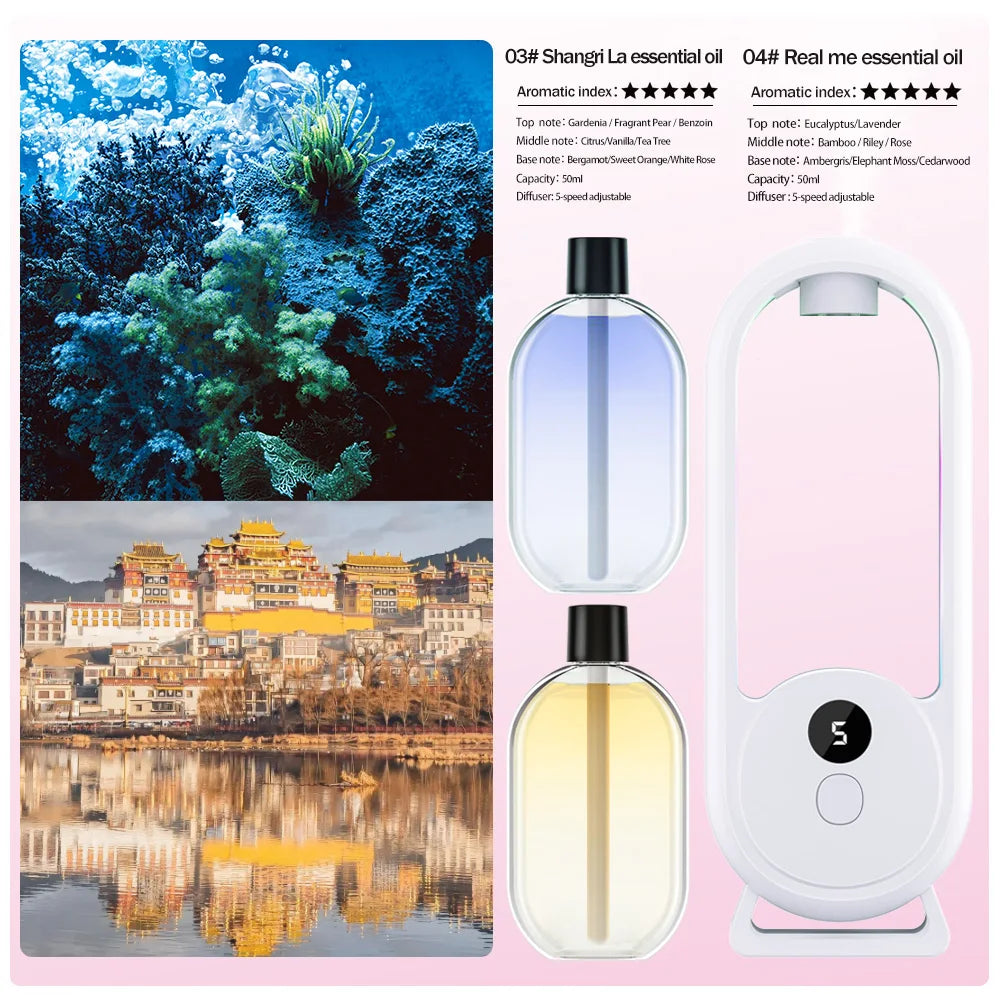 Rechargeable portable aroma diffuser