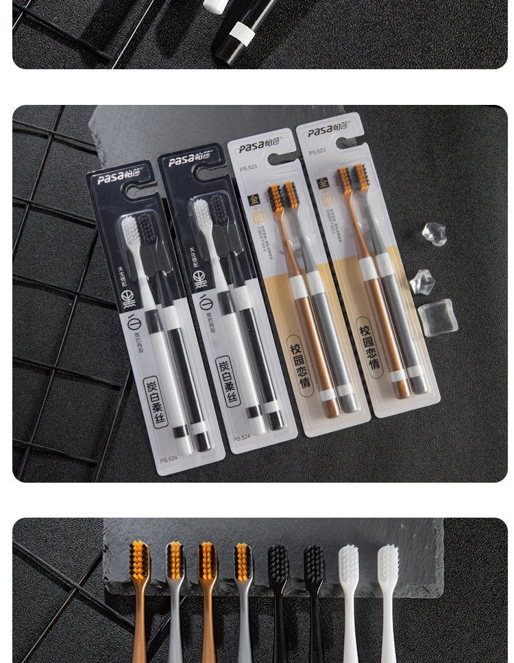 Ultra-Fine Soft Bristle Toothbrush Set
