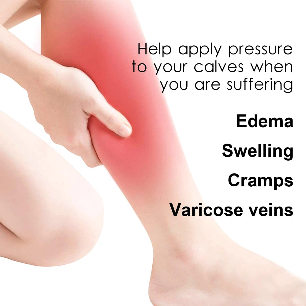 1 Pair Calf Compression Sleeves Men Women,Footless Compression Socks Shin Splints,Varicose Vein Treatment for Legs & Pain Relief