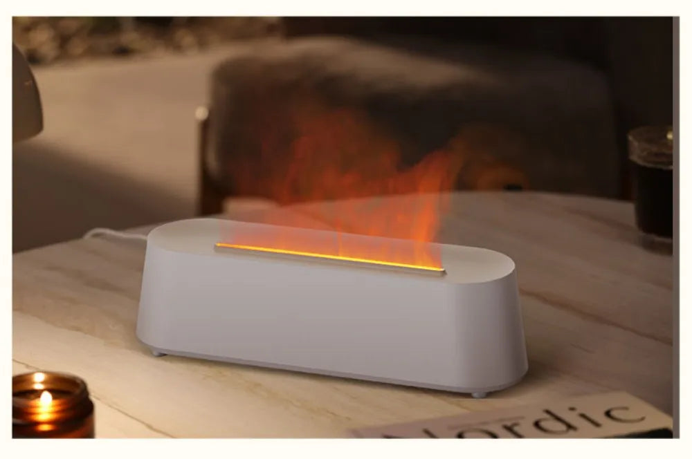 Humidifier Flame Aromatherapy Diffuser.