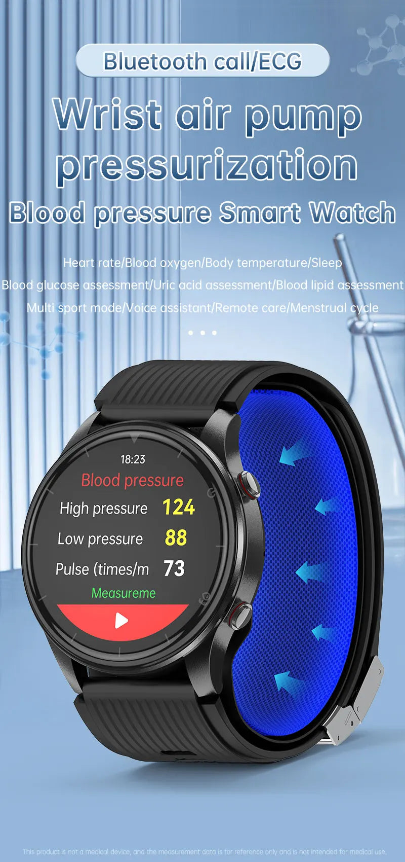 Clinical-Grade Smart Watch P700 | Air Pump Technology