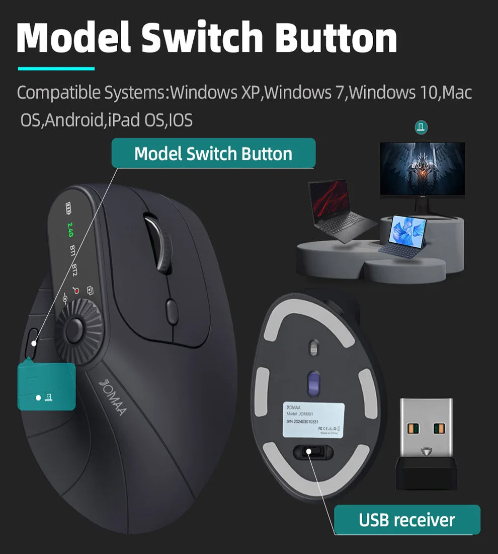 Wireless Rechargeable Optical Mouse