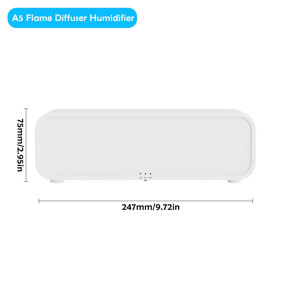 Humidifier Flame Aromatherapy Diffuser.