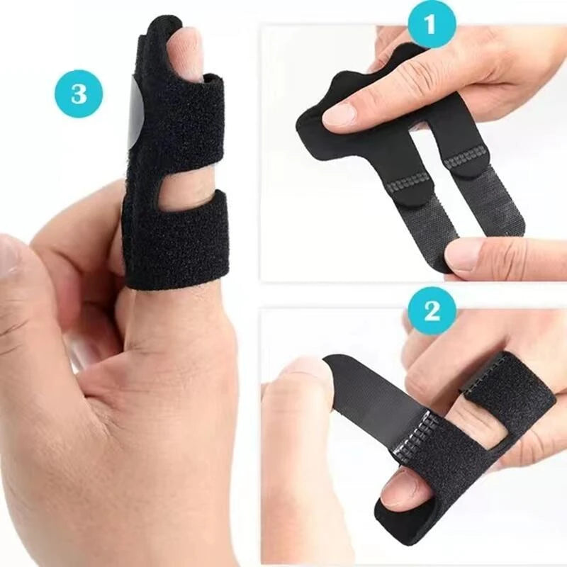 1PC Pain Relief Strap Finger Brace Splint Arthritis Support Compression Bandage Joint Pain Protector