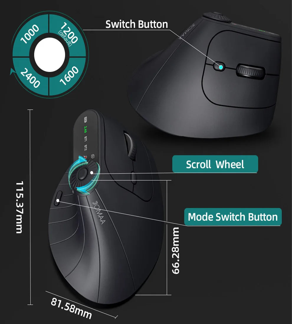 Wireless Rechargeable Optical Mouse