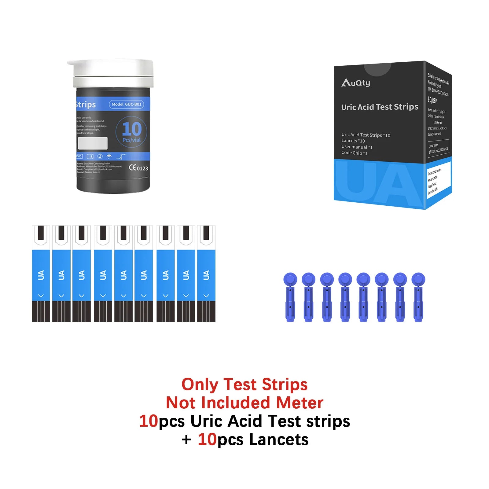 3in1 Multifunction Cholesterol Uric Acid Glucometer Kit