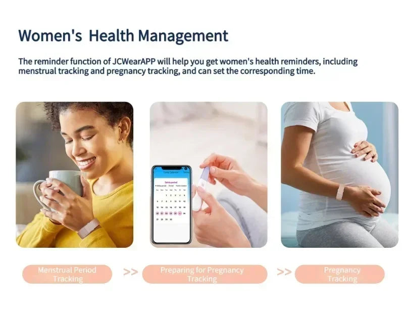 AI Smart Health Bracelet | Blood Pressure, Sleep & Heart Rate Monitor