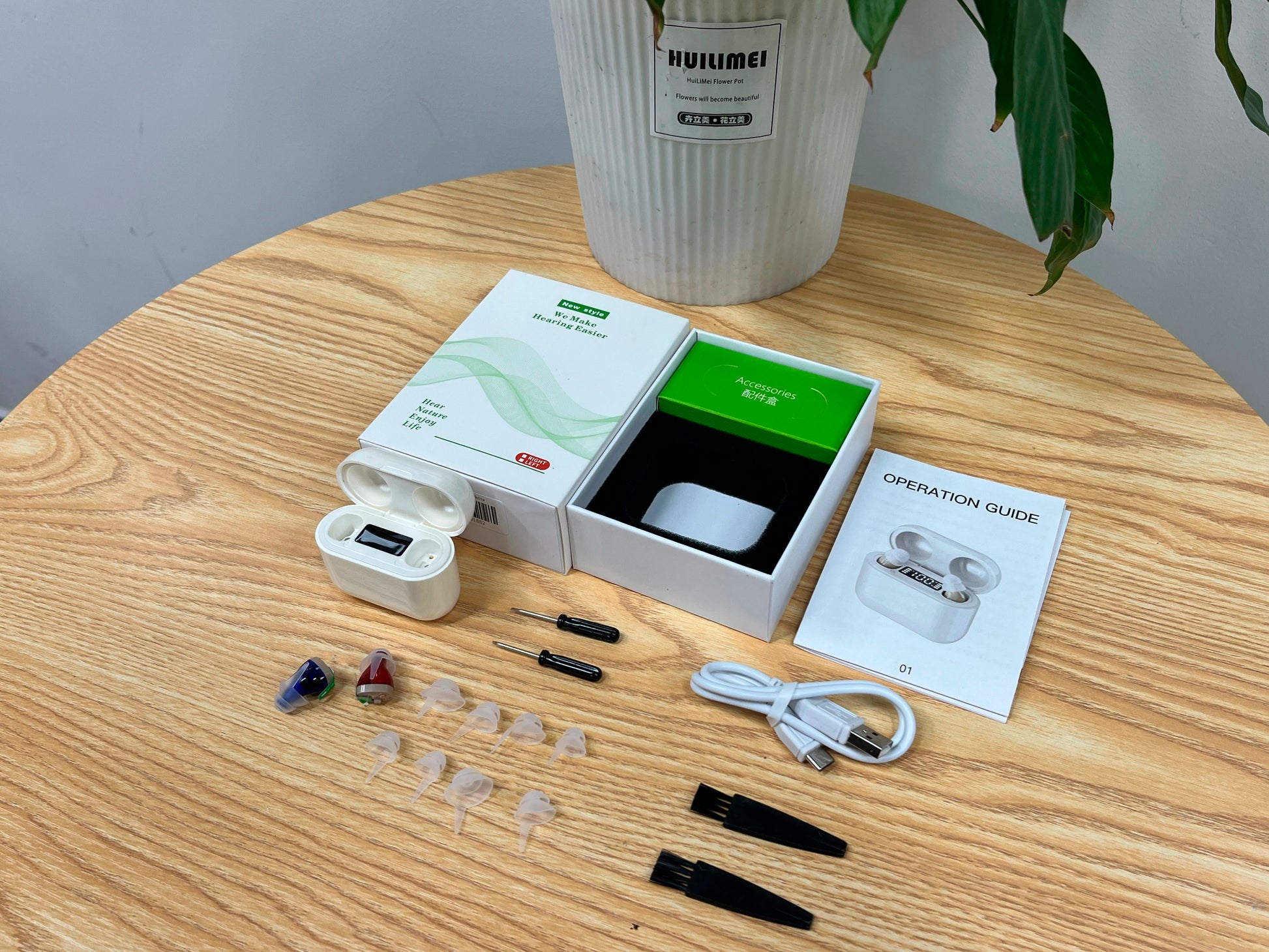 New Arrival CIC Hearing Aid Device For Seniors Rechargeable Wireless Hearing Aid Cheap Amplifier OTC hearing aids