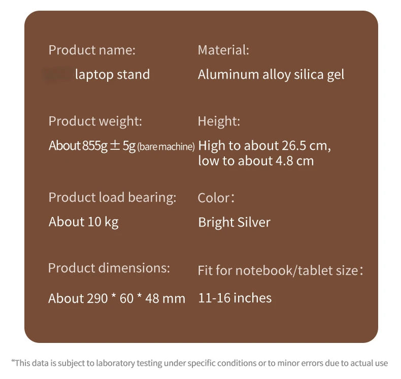 360°Rotation Foldable Laptop Stand