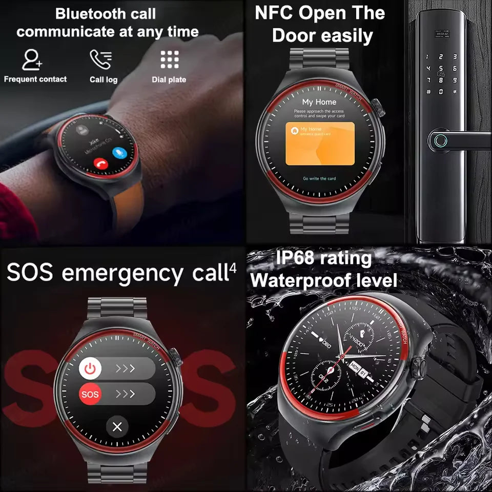 Medical-Grade Smart Watch | Blood Pressure, Heart Rate & Pulse Monitor | Nursing & Healthcare