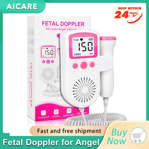 2MHz Ultrasound Fetal Heart Rate Detector