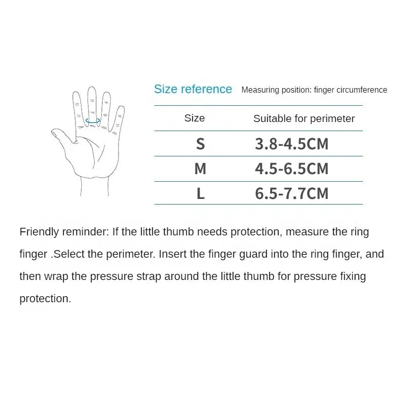 1PC Finger Splint Adjustable Finger Support Brace Sleeve Protector Basketball Finger Joint Protector Sports Support Tape