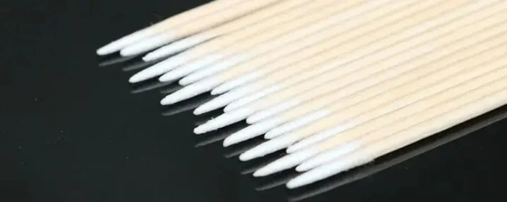 100/300/500 Nails Wooden Tip Cotton Stick Buds Disposable Ultra-Detail Corrector Nail Polish Remover Clean Sticks Manicure Tools