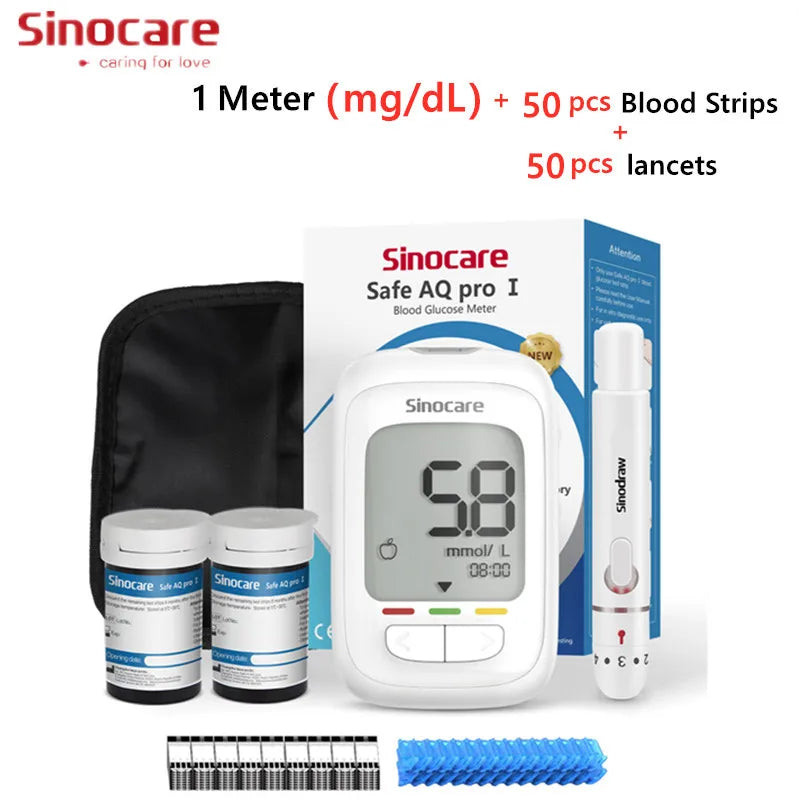 Sinocare Glucometer Kit