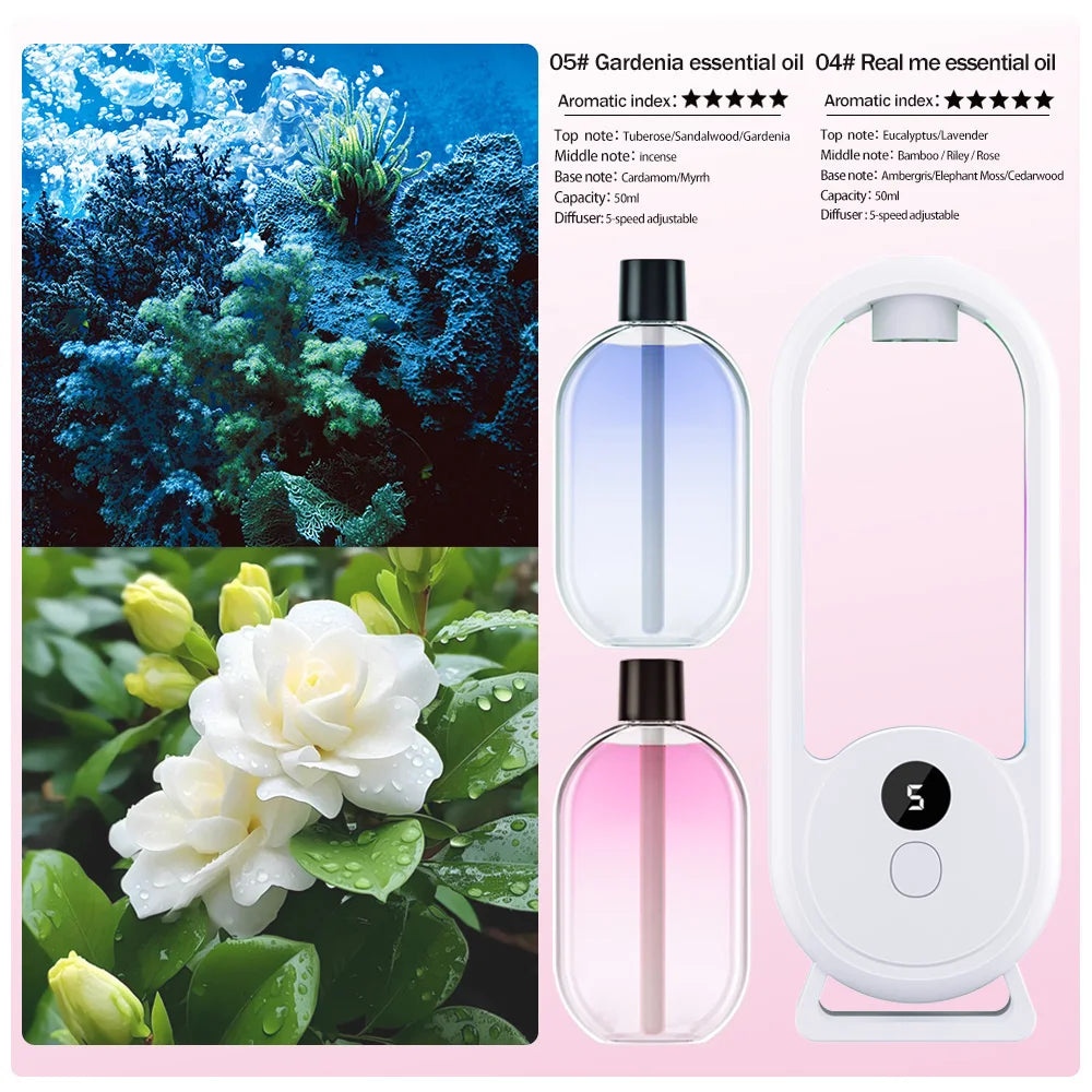 Rechargeable portable aroma diffuser