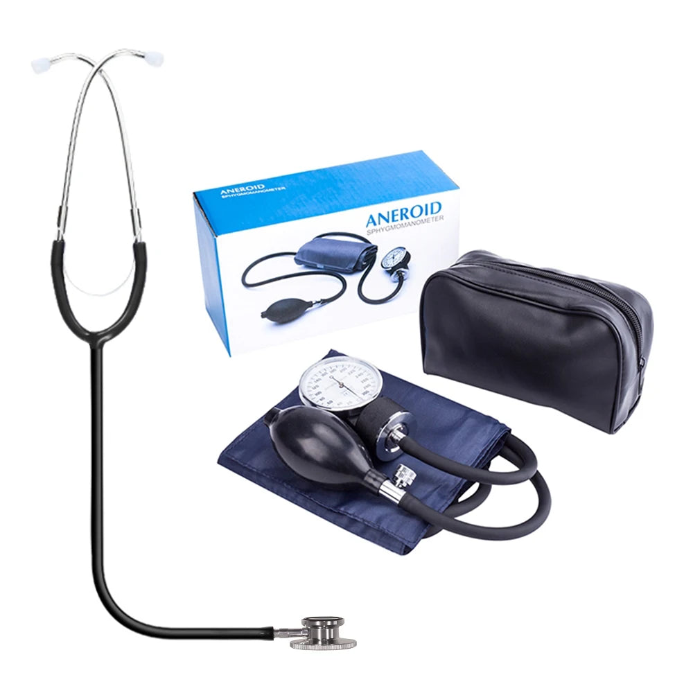 Professional Aneroid Sphygmomanometer with Stethoscope