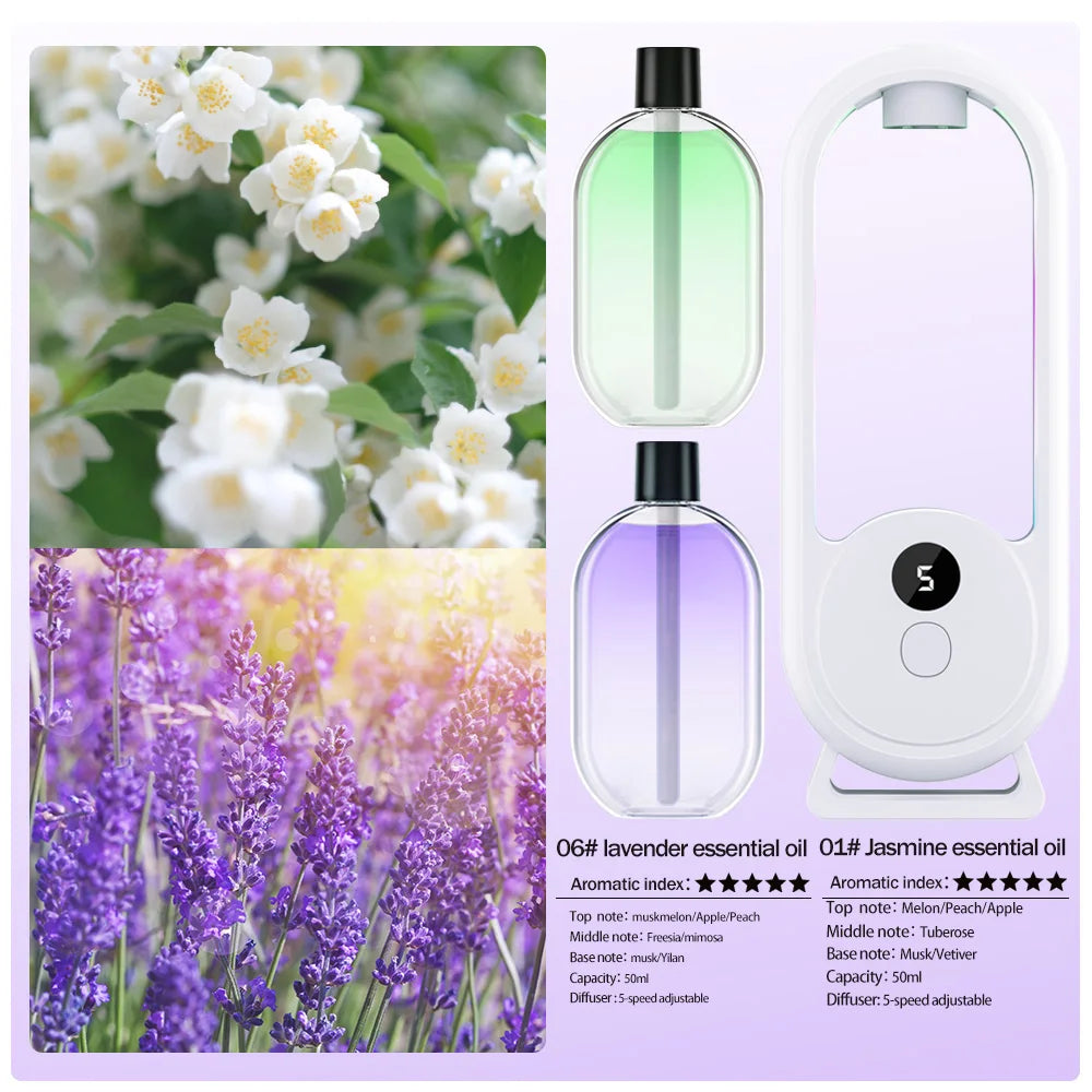 Rechargeable portable aroma diffuser