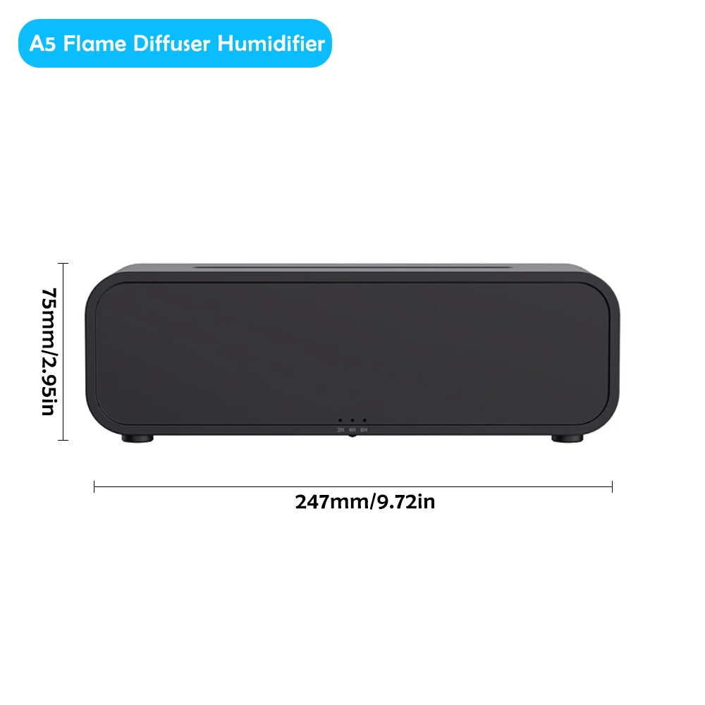Humidifier Flame Aromatherapy Diffuser.