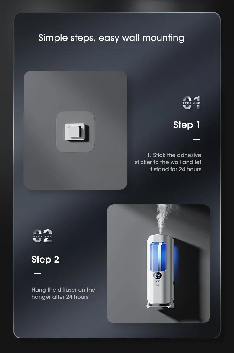 Rechargeable Aromatic Diffuser with 5 Modes