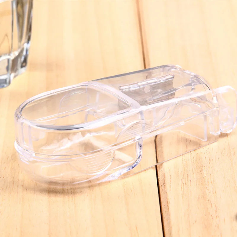 Portable Pill Cutter Box - Medicine Organizer with Tablet Splitter