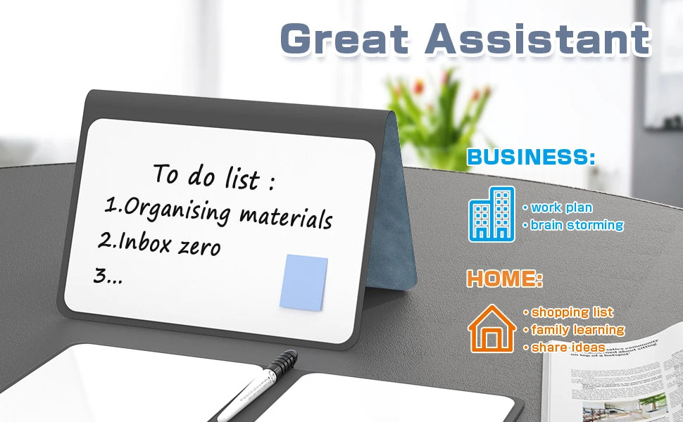 A5 Reusable Whiteboard Notebook Set