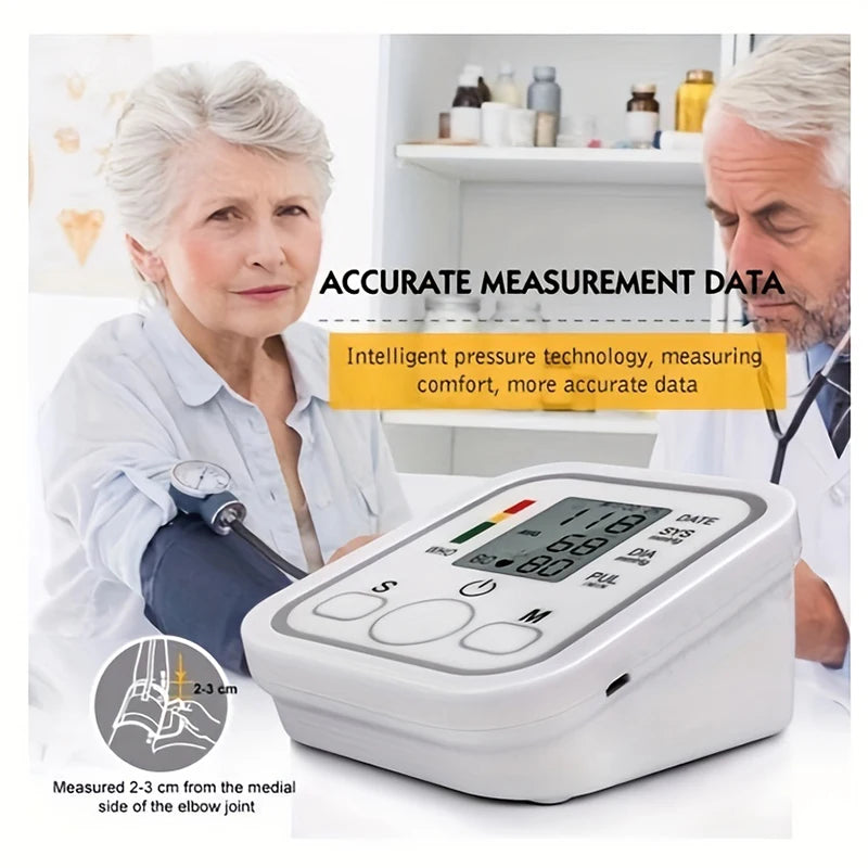 Electric Arm Voice Reading Blood Pressure Monitor | Backlit LCD | WHO Interpretation