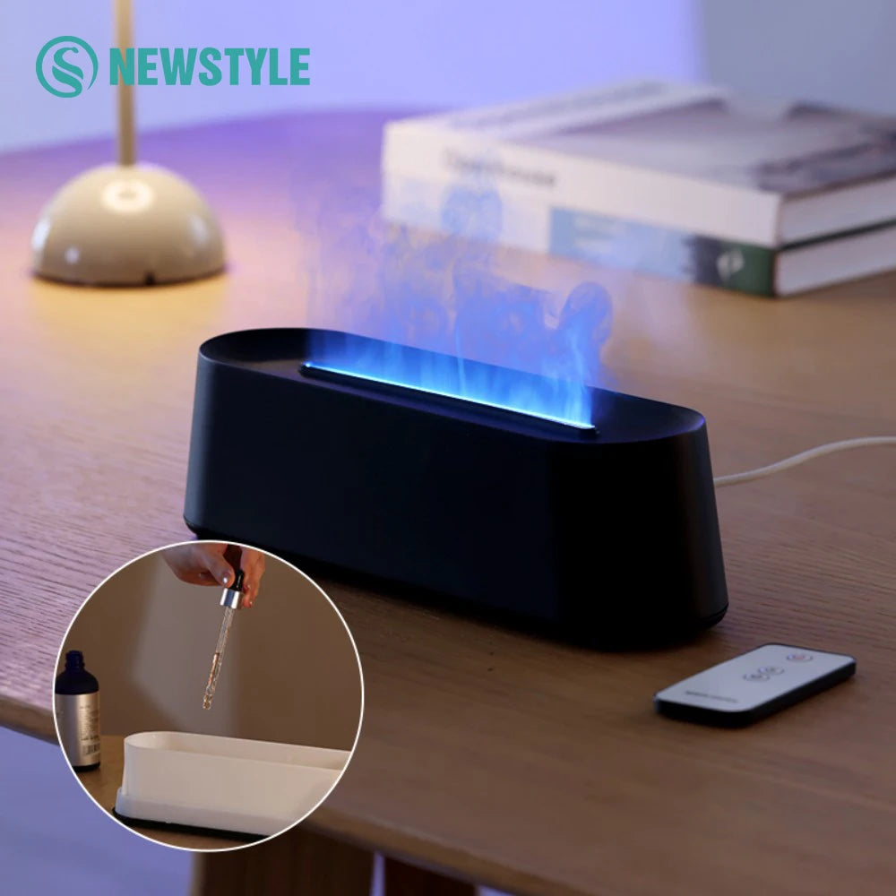 Humidifier Flame Aromatherapy Diffuser.